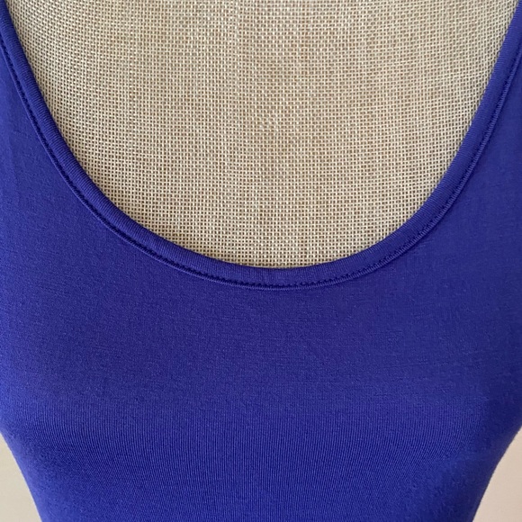 JOUICA 💙BLUE💙 FIT AND FLARE WITH POCKETS SLEEVELESS DRESS SIZE MEDIUM🌟NWT🌟 - Picture 4 of 13